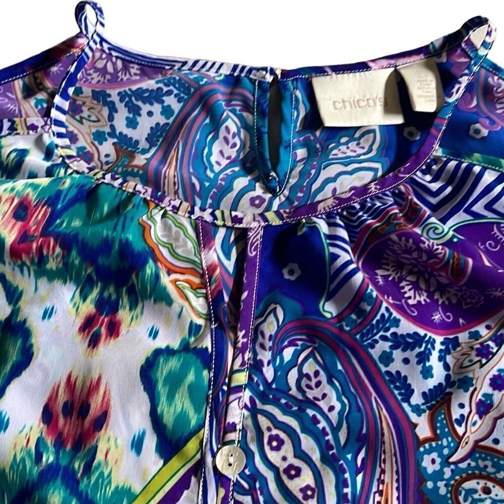 Chicos Cold Shoulderblousesmall - image 4